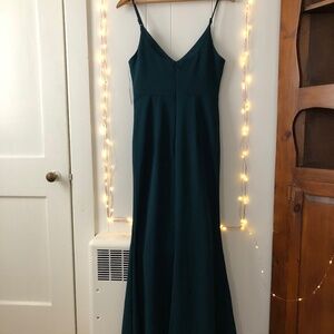 Lulu's Deep Teal/Emerald Green Dress Size 10 NWT